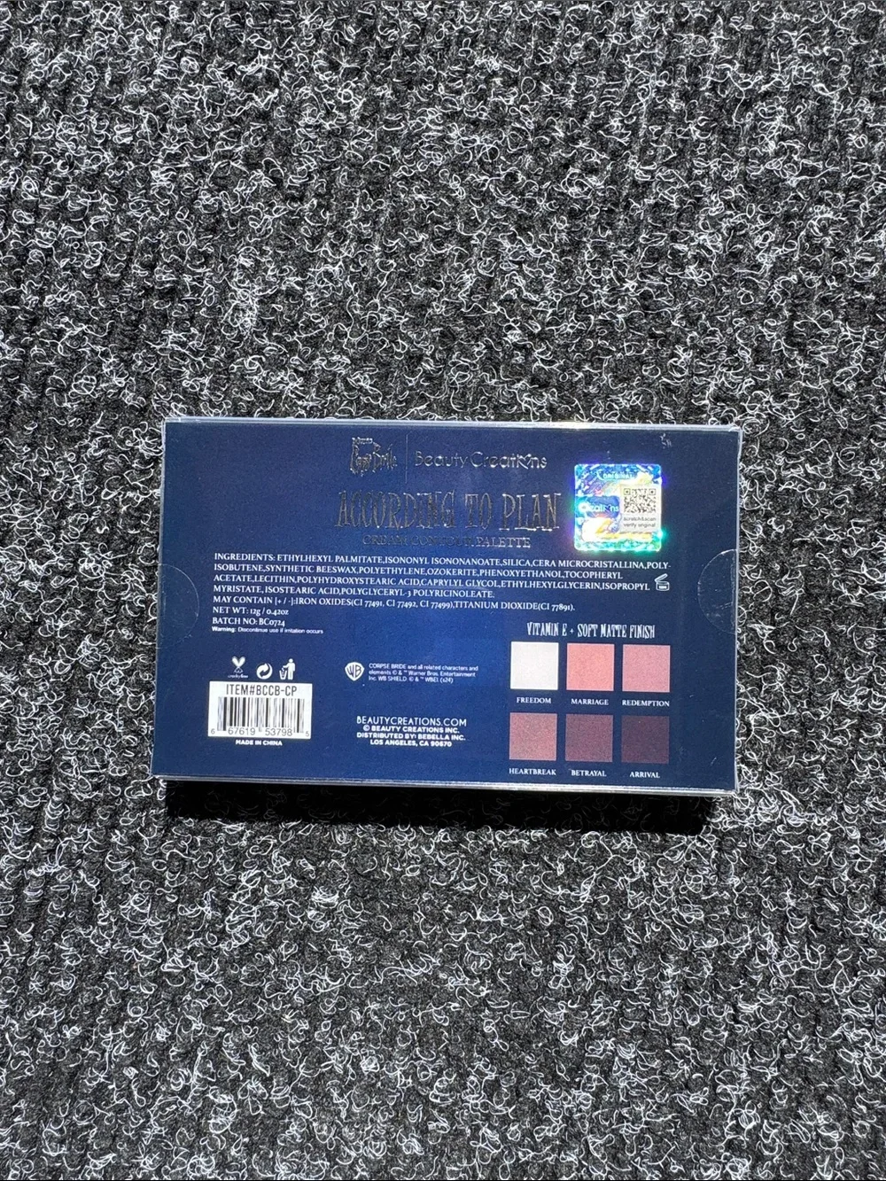 Corpse bride contour palette